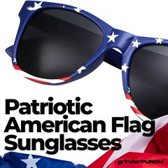 2 Pairs Bulk American Sunglasses USA Flag Classic Patriot