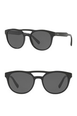 Men’s PRADA SPR 13T-F 1AB-5S0 Black/Dark Gray Lens Sunglasses PR 13T-FS
