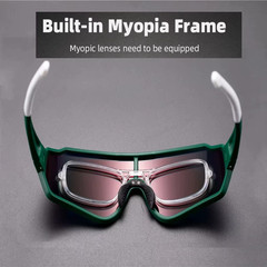 Polarized Cycling Glasses Clear Bike Glasses Eyewear UV400 Outdoor Sport Sungla