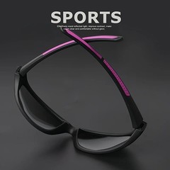 Polarized Photochromic Sports Sunglasses UV400 Wrap Cycling Fishing Set