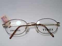 New Mens Metal Stainless Steel Frame Timex T303 DEMI AMBER 50-20-135