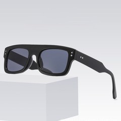 Square Cholo Sunglasses Super Dark OG LOC Gangster Style Black Rectangular Gafas