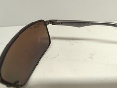 Ray Ban RB3498 135 mm Sunglasses w/Gunmetal Frame and Brown Gradient Lenses 3498