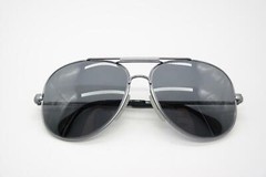 Vintage Yes 5359 grey oval sunglasses eyewear NOS