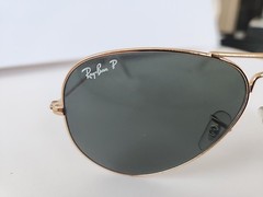 Ray-Ban Aviator Classic Gold /G-15 Green Polarized 58mm Sunglasses RB3025 001/58