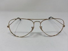 Ray Ban Sunglasses Frame ITALY METAL AVIATOR RB3025 001/M2 Gold 58mm IL46