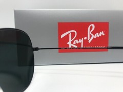 Ray-Ban Aviator RB3025 002/62Black/Black 58mm Unisex / Brand New