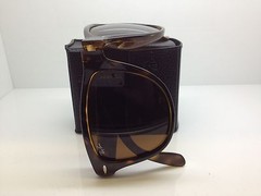 NEW RAYBAN RB4105 710 50MM WAYFARE FOLDING RB 4105 TORTOISE/BROWN LENS