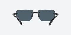 Costa Del Mar Sunglasses GULF SHORE Shiny Black / Gray POLARIZED 580P Plastic