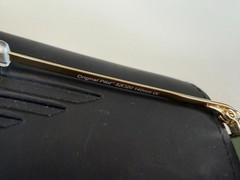 American Optical AO Original Pilot Sunglasses Gold 52-20 140mm Made USA w/ Case