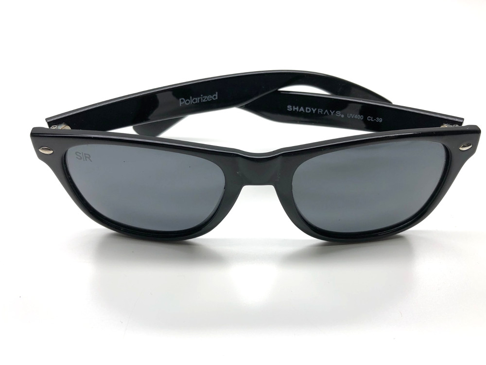Shady Rays Polarized Sunglasses CL-39 Gray Lenses Unisex Adults UV400