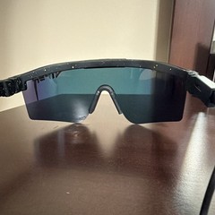 Pit Viper The Polarized Shield Sunglasses Black Splatter Mirrored UV400