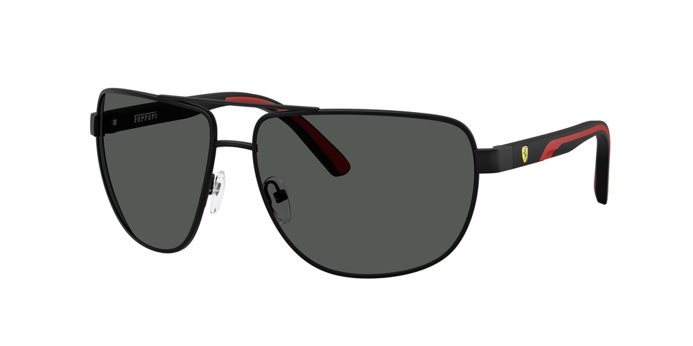 FERRARI SCUDERIA FZ5007 101 87 Matte Black Dark Grey 64 mm Men’s Sunglasses