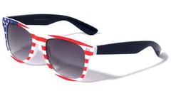 USA FLAG CLASSIC SUNGLASSES 80s RETRO UNITED STATES PATRIOTIC AMERICAN NEW