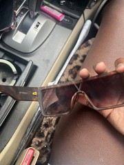 Louis Vuitton Oversized Shield Sunglasses Brown Tortoiseshell Tinted Z0986