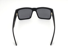 Polarized Spy+ Optic Cyrus Sunglasses Soft Matte Black Frame Smoke Lens