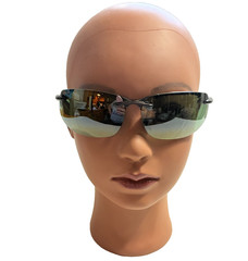 Maui Jim Banyans MJ-412-02 Men’s Wrap Sunglasses Black Lightweight Gray Lens