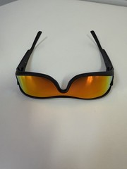 Battle Vision Z22-1222 Sunglasses Black Polarized Wrap