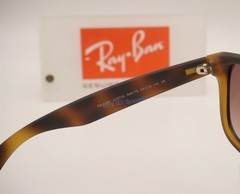 Ray-Ban Justin Polarized Sunglasses RB4165 Matte Tortoise Grey Brown Lenses 54MM