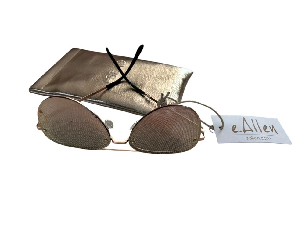 I-SEA El River Sunglasses Rose Gold Mirrored