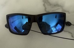 NEW Costa Del Mar RINCONCITO Polarized Sunglasses Matte Black /Blue Mirror 580P