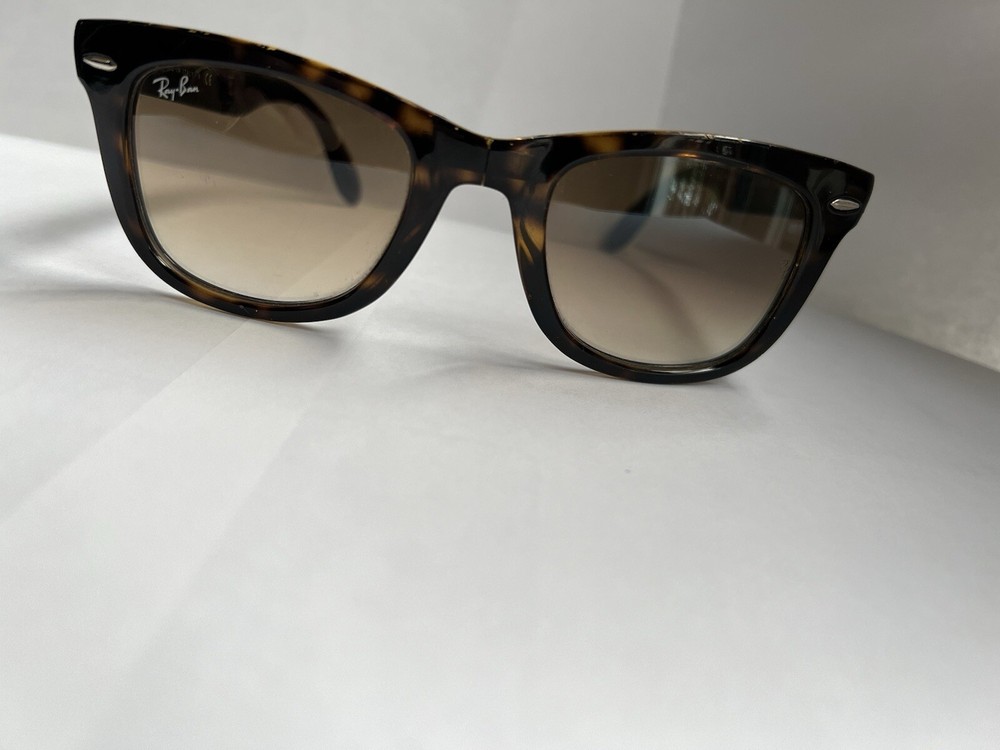 Ray Ban Folding Wayfarer Havana 4105 710 Brown Sunglasses 50mm