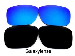 Galaxy Replacement Lenses For Oakley MainLink Sunglasses Black/Blue Polarized