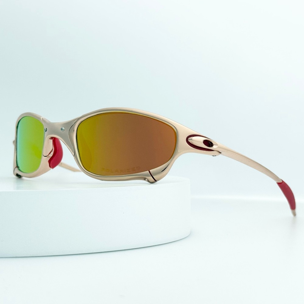 Oakley Juliet X-Metal Rose Gold Ruby Iridium Sunglasses Vintage Rare