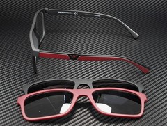 EMPORIO ARMANI EA4115 50421W Matte Black Clear 54 mm Men’s Sunglasses