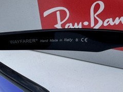 NEW Ray-Ban RB2140 Original WAYFARER 901/17 BLUE MIRROR Sunglasses 50mm