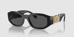 VERSACE VE4361 GB1 87 Black Grey 53 mm Unisex Sunglasses