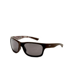 Maui Jim Men’s Ano Nui 63mm Matte Solid Brown Polarized Sunglasses 681-01