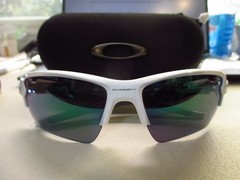 Oakley Flak 2.0 XL Polished White/Prizm jade 59 mm Sunglasses OO9188-9259