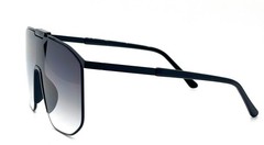 Men Women Black Lens Glasses Sunglasses Fashion Big Oversize Flat Lens Square