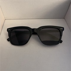 DIFF Men’s Lightweight Black Square Sunglasses Plastic Frame & Lens Tinted