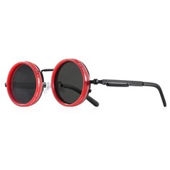 CRIXALIS Polarized Round Sunglasses ND9 Adjustable Dimming UV400 Retro Punk