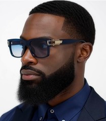Fashion Men Sunglasses Designer New Style Classic Model Gold Metal Bar Retro NEW