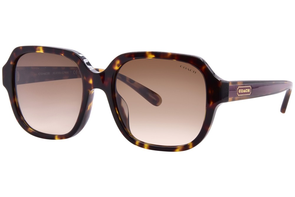 Coach C7989 HC8335U 512013 Sunglasses Women’s Dark Tortoise/Brown Gradient 53mm