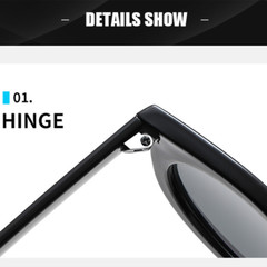 Classic Round Thick Frame Sunglasses For Men Women Outdoor Glasses UV Protection