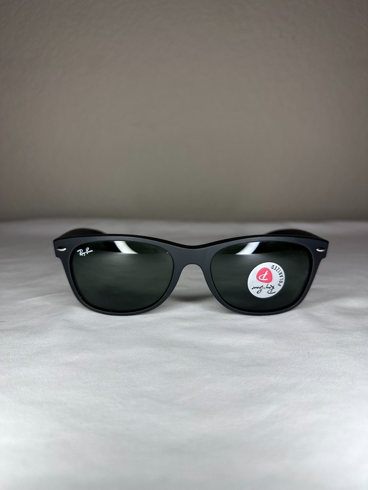 Brand New Ray-Ban New Wayfarer Matte Black Sunglasses 622 55-18 145 3N