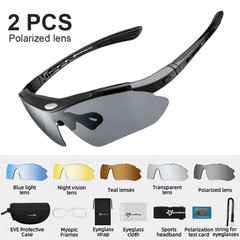 Polarized Cycling Glasses Clear Bike Glasses Eyewear UV400 Outdoor Sport Sungla