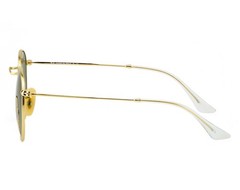 Ray-Ban Sunglasses RB3447 Round Metal Gold Frame Green Classic Lenses 50mm