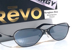 NEW REVO NRGY LOOP Shiny Black POLARIZED Grey Lens Sunglass 6006 01 GY