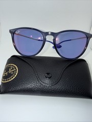Ray Ban RB4171 Erika 54mm Polarized Blue Sunglasses – Blue Gradient Lens & Case