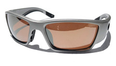 Costa CORBINA PRO Silver Metallic POLARIZED Copper 580G GLASS Sunglass 9109-08