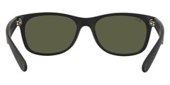 New Ray-Ban Square Sunglasses RB2132 622/30 Black Nylon Silver 52mm