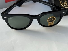 RayBan RB2168 90131 METEOR Polished Black G15 Green Sunglasses 50mm G2U