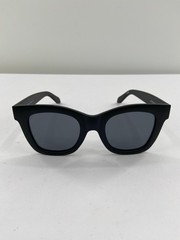 Quay After Hours Sunglasses- Matte Black Frame- Smoke Lens