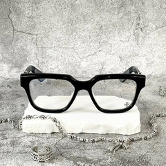 Chrome H Vagillionaire II CRYS Black Optical Eyeglasses 54-19-153 Square Frame