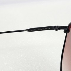 DIFF Dash Aviator Sunglasses XS DE01 0334 Black Frame Red Gradient Lenses Unisex